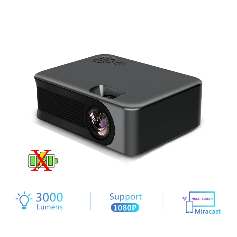 A30C MINI Projector Portable 3D Theater WIFI Sync Android IOS Smartphone 4K 1080P Moive Videoprojector LED Smart Cinema - MAGCUBICVISION.COM