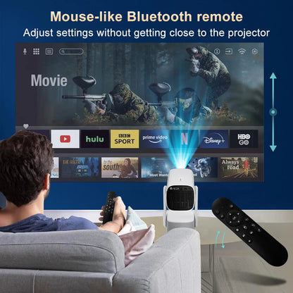 K2 Smart 4K Projector Android 11 Built-in Battery Bluetooth Speaker WIFI Auto Focus Keystone Free-Style for Outdoor Movie