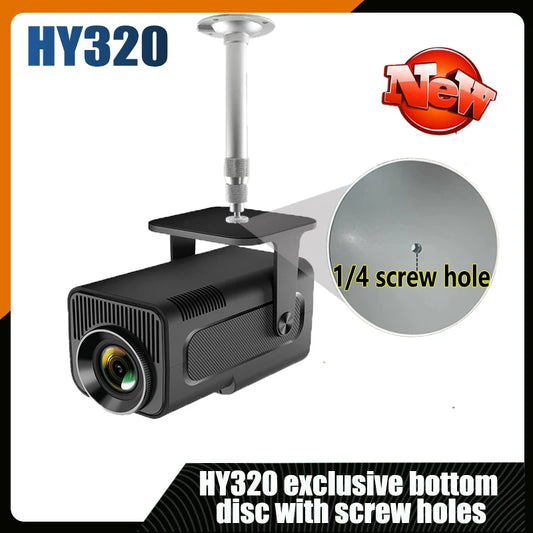 HY320 Projector accessories Ceiling and Wall Stand For Projector Backlight Compatible with bracket hanger 1/4 screw hole screw