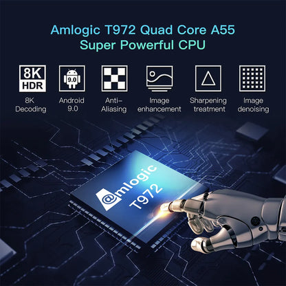 X1 8K 4K 1920*1080P Projector Amlogic T972 300ANSI Dual wifi BT5.0 HDR10+ Voice Control Portable Home Media Video - MAGCUBIC