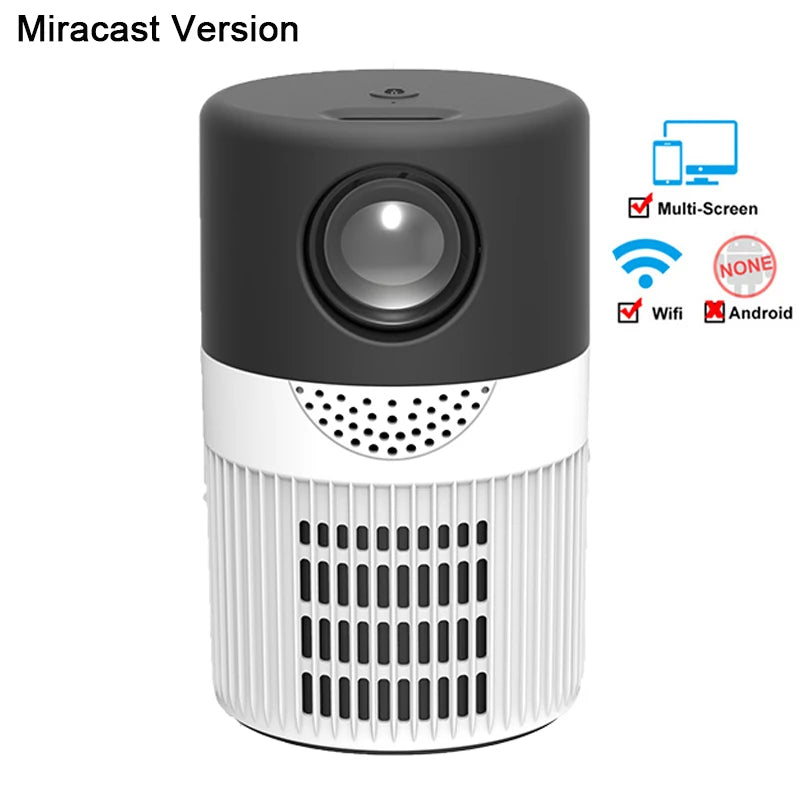 YT400 Home HD Projector 5G WIFI Connection 40 ANSI Mini Portable 480*360 Wireless Same Screen Phone Projection - magcubic projector