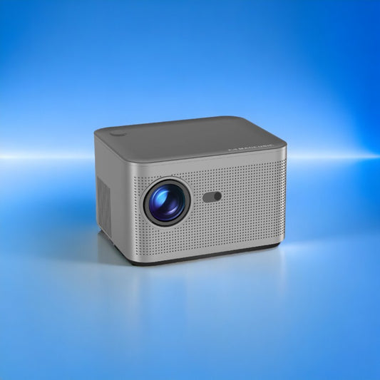 HY350 Keystone Correction Mini Projector, 4K 1080P Full HD Support 580 ANSI Smart Projector with WiFi6, BT 5.0, 150 Inch Screen, Portable Built-in Android OS 11.0 Home Theater Projector - MAGCUBIC Projector